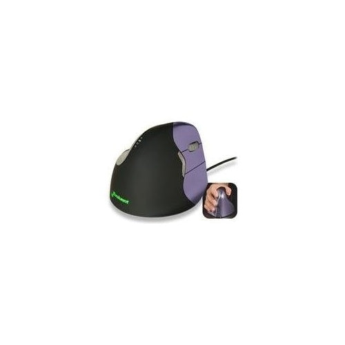 Evoluent VerticalMouse 4 Small - Maus - Für Rechtshänder - Laser - 6 Tasten - kabelgebunden - USB afbeelding 1