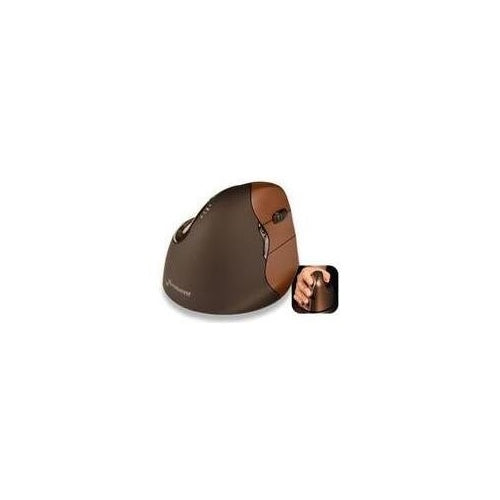 Evoluent VerticalMouse 4 Small - Maus - Für Rechtshänder - optisch - 6 Tasten - kabellos - 2.4 GHz - kabelloser Empfänger (USB) afbeelding 1