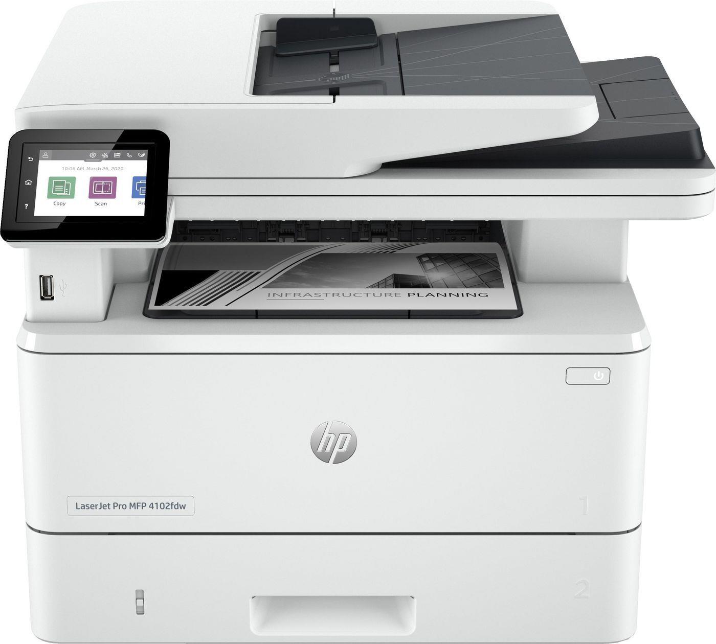 HP Laserjet Pro Mfp 4102Dw - Printer - Print, Copy, Scan - Wireless - Instant Ink 2Z622F