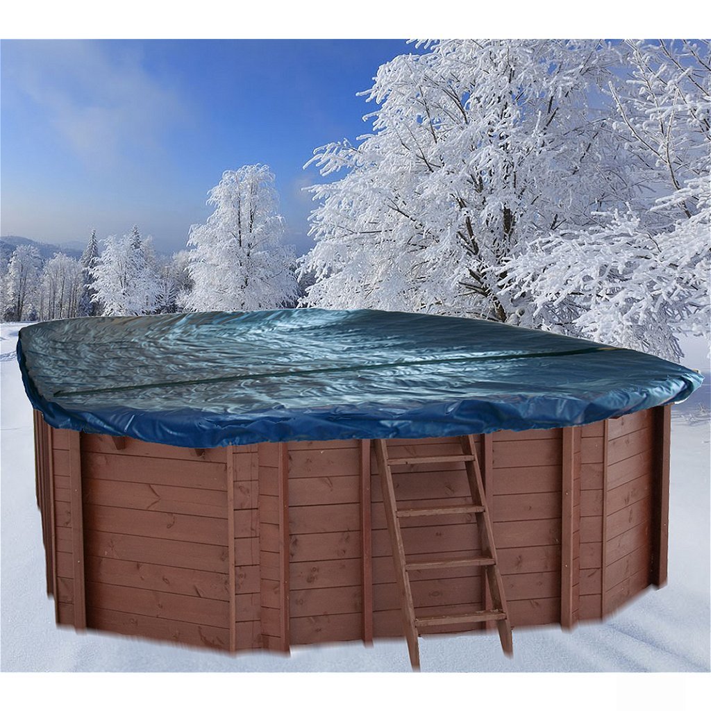 Interline Winter Cover for Oval 8-Corner Wooden Swimming Pool 840x490 cm