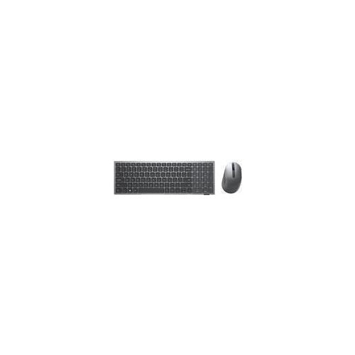 Dell Multi-Device KM7120W - Tastatur-und-Maus-Set - kabellos - 2,4 GHz, Bluetooth 5,0 - QWERTY - US International - Titan Gray (580-AIWM) afbeelding 1