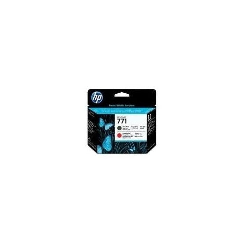 Hewlett-Packard HP 771 - Druckkopf mattschwarz, Chromatic Red (CE017A) afbeelding 1