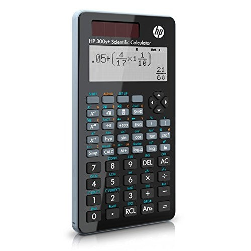 HP 300s+ - Wissenschaftlicher Taschenrechner - 15 Stellen - Solarpanel, Batterie - Schwarz (NW277AA/B1S) afbeelding 3