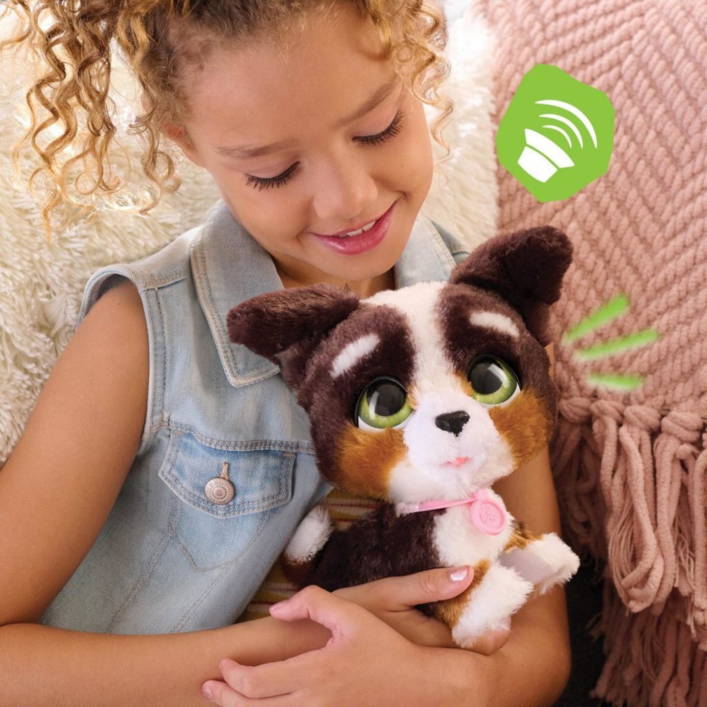 FurReal Friends Walk A Lots Bernedoodle Interactive Plush Toy