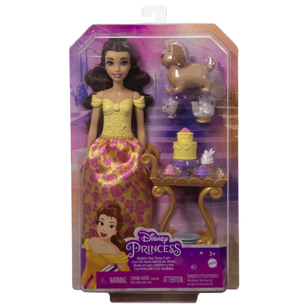 Disney Princess → Belle Tea Time Playset → Colorful Mermaid Doll → Ages 3+