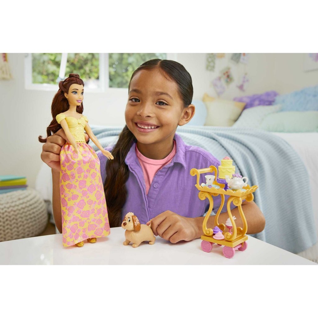 Disney Princess → Belle Tea Time Playset → Colorful Mermaid Doll → Ages 3+