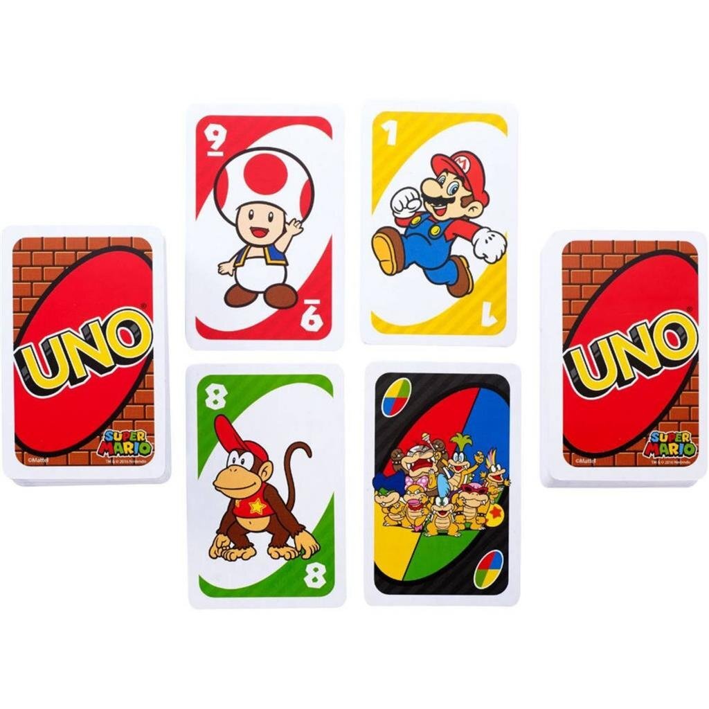 Mattel Games UNO Super Mario - For 2 to 10 Players