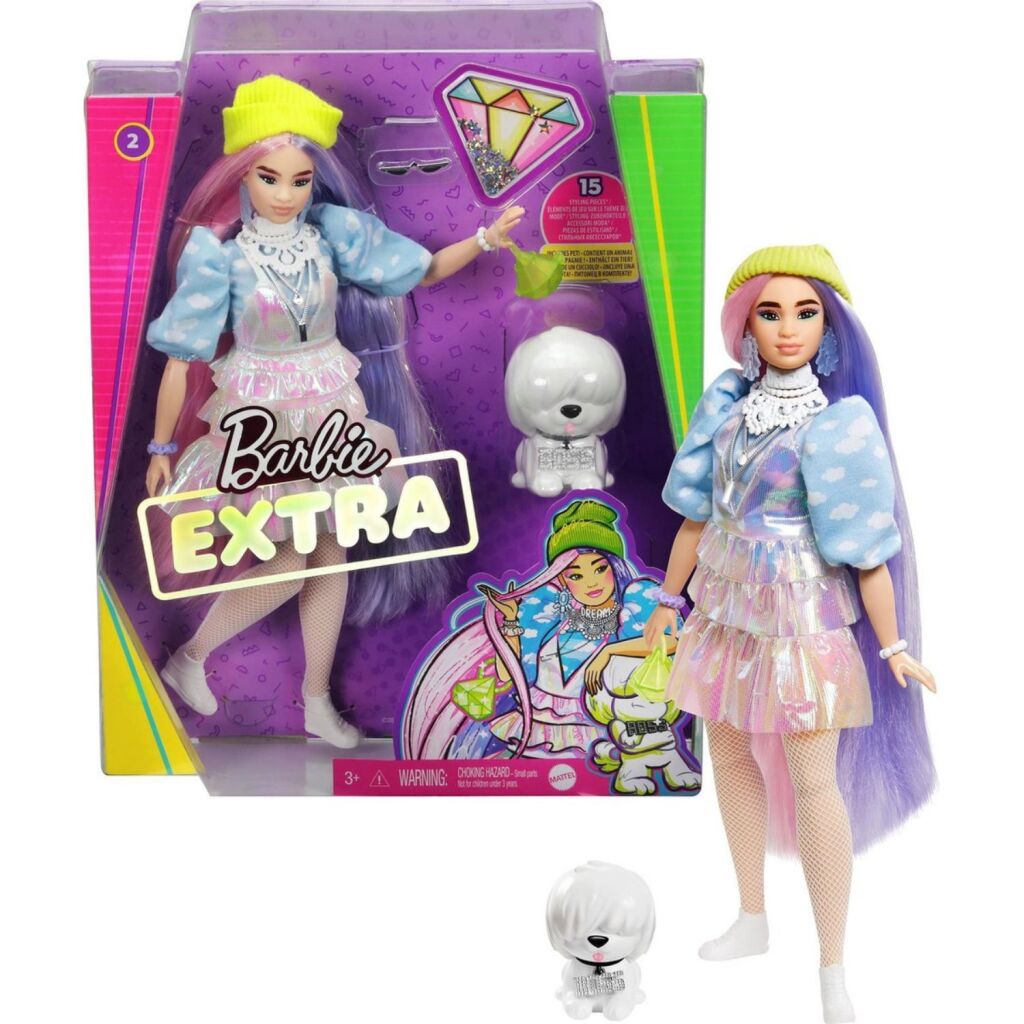 Barbie Extra Pop Beanie + Accessories