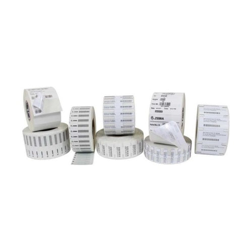 Zebra Silverline II - Polyester - Silverline Classic II weiß - 100 x 40 mm 250 Etikett(en) (1 Rolle(n) x 250) RFID-Etiketten ZipShip Sample - für ZT400 Series ZT410, ZT411 (10026769) afbeelding 1