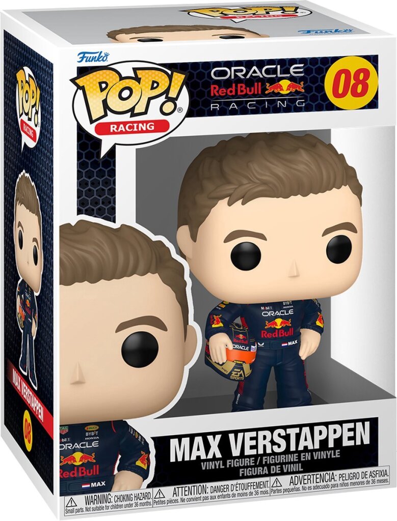 Funko Pop! Formula 1 Max Verstappen with Helmet - 3.75 Inch