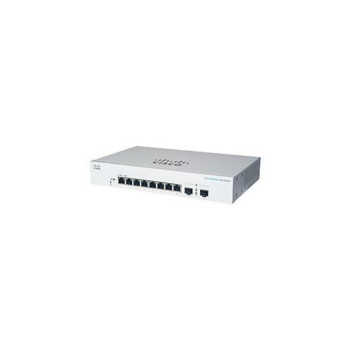 Cisco Business 220 Series CBS220-8T-E-2G - Switch - Smart - 8 x 10/100/1000 + 2 x Gigabit SFP (Uplink) - an Rack montierbar afbeelding 1