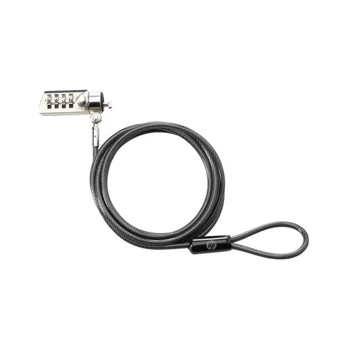 HP Combination Lock - Schwarz - Stahl - galvanisch verzinkt - Kombination (T0Y15AA) afbeelding 1