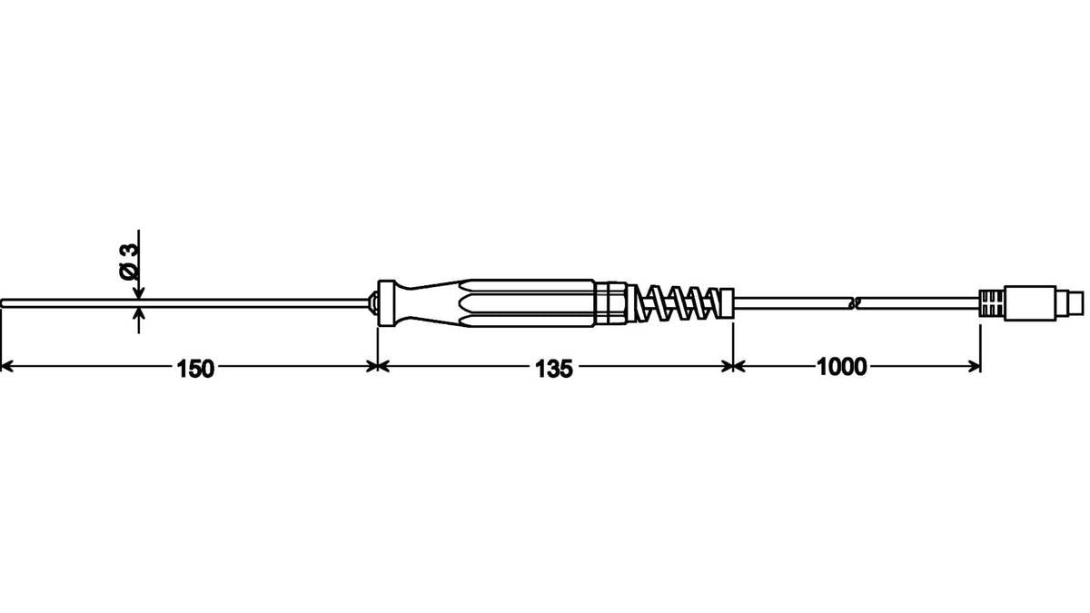 Greisinger Temperature Sensor GTF 401 1/3DIN (300930)