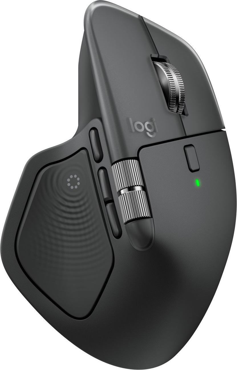 Logitech MX Master 4 Wireless Mouse 8 Buttons Bluetooth 1000 dpi Graphite (910-007562)