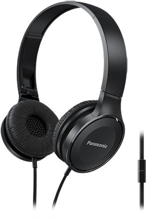 Panasonic On-ear Headphones with Microphone - RP-HF100ME-K