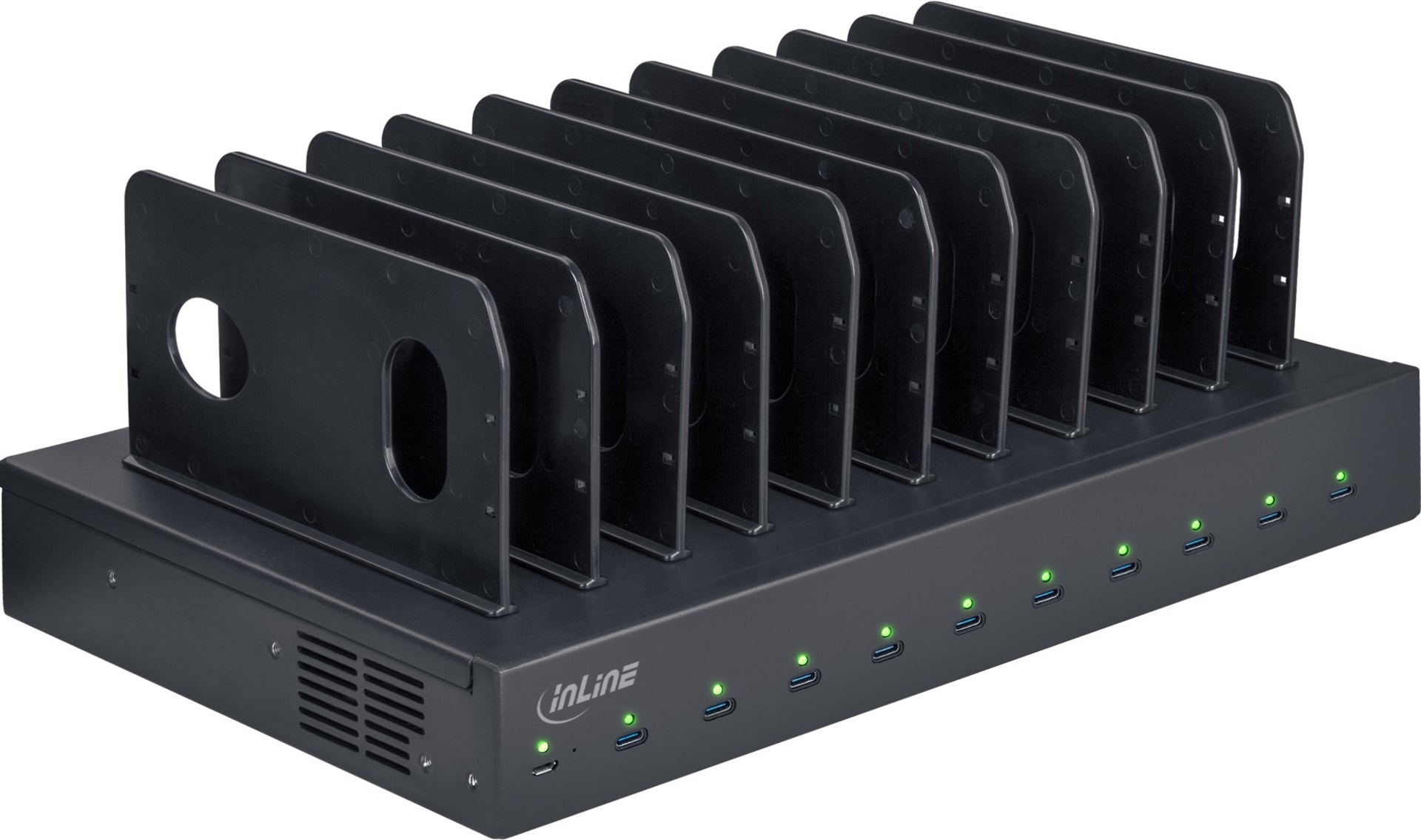 InLine 1000 W Multiport Powerstation - 10x USB-C - PD 3.0 - QC 5.0 (31516B)