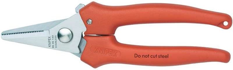 Combination Shears 140 mm for Cardboard, Plastics, Aluminum, Brass, Copper
