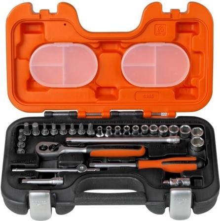Bahco S290 Socket Wrench Set - 29 Pieces - Metric - Model S290 29-piece