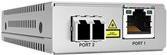 Allied Telesis AT MMC2000/LC - Media Converter - 1GbE - 1000Base-T, 100Base-TX, 10Base-T, 1000Base-SX - RJ-45/ 2 x LD Multimode - 850 nm