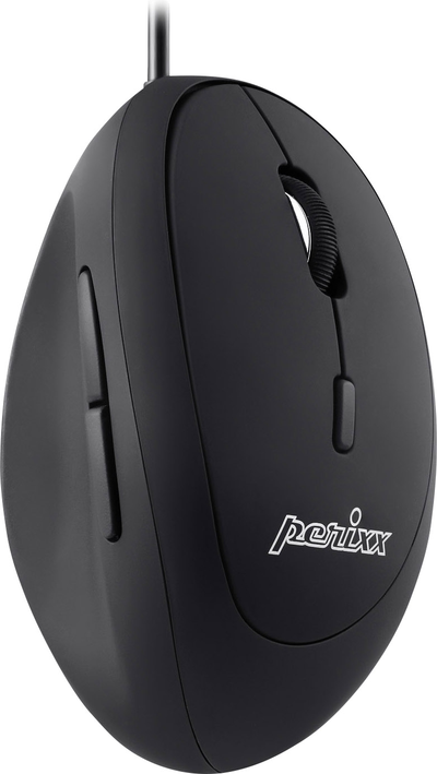 Perixx USB Optical Mouse Perimice-519 Ergonomic Black (11521)