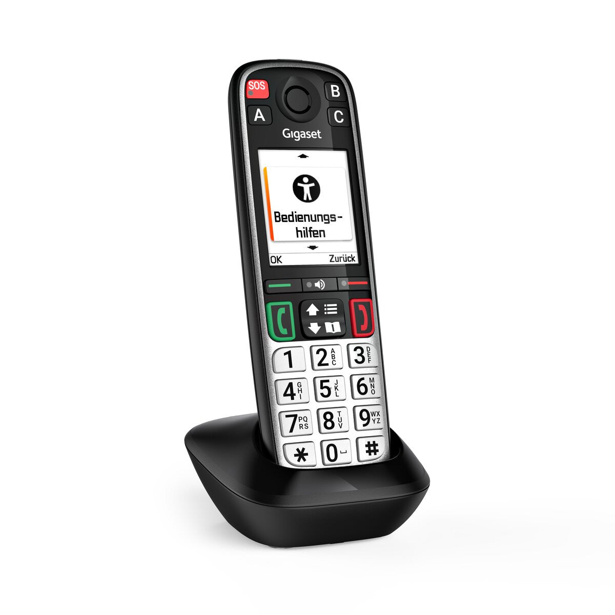 Gigaset EASY 500HX Barrierefreies Seniorentelefon/Handset (S30852-H3165-B101)