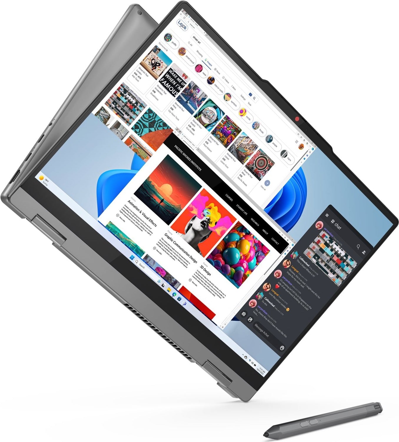 Lenovo IdeaPad 5 2-in-1 14IRH9 83KX - Intel Core i5 13420H / 2.1 GHz - Win 11 Home - UHD Graphics - 16 GB RAM - 512 GB SSD NVMe - 35.6 cm (14") (83KX006HGE)