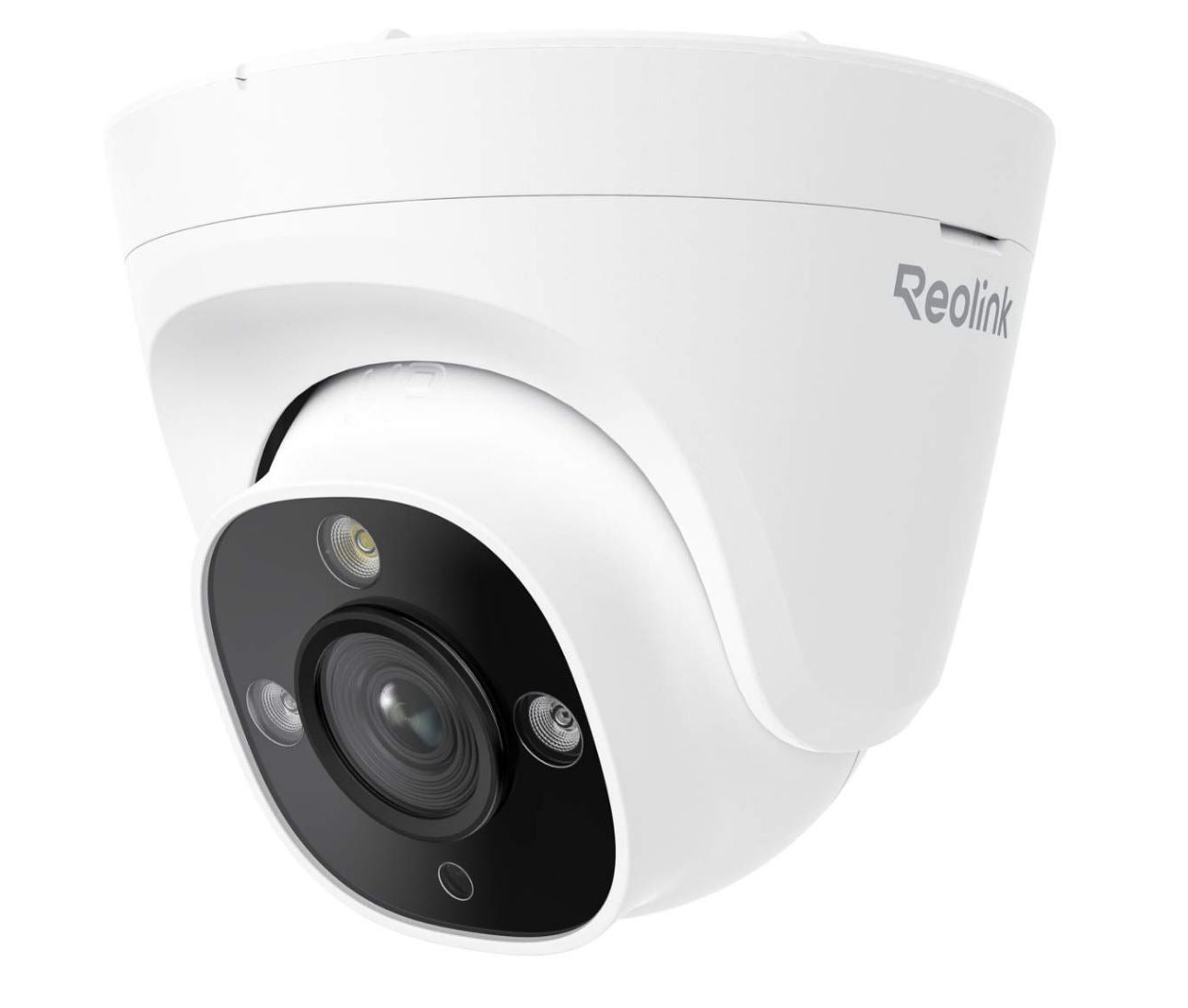Reolink RP-PCT12M 12MP PoE Turret Surveillance Camera - Color Night Vision, IP67, White
