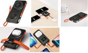 LogiLink Powerbank 10,000 mAh, USB-A/USB-C, Charge 5 Devices Simultaneously, Model PA0373