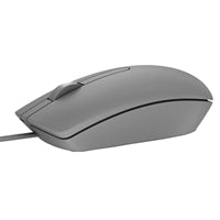 Dell MS116 - Mouse - Optical - 2 Buttons - Wired - USB - Grey (570-AAIT)