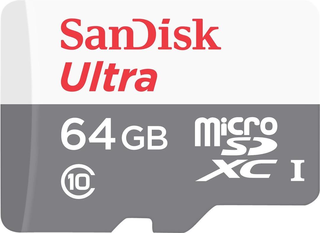 SanDisk Ultra microSDXC 64GB Memory Card Class 10 (SDSQUNR-064 G-GN3MA)