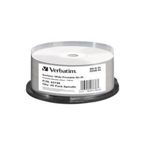 Verbatim BD-R 25GB 6x - Wide Printable Surface - Spindle 25 Pack