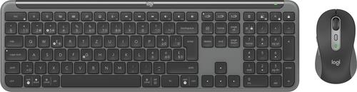 Logitech Signature Slim Combo MK950 - Keyboard and Mouse Set - Wireless - QWERTZ - Graphite