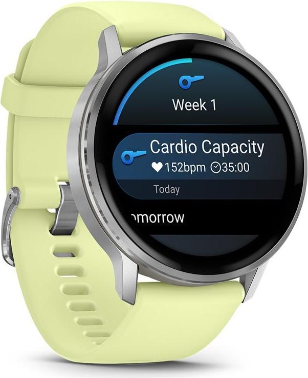 Garmin Venu 4 Smartwatch 45 mm Grey/Silver Lemon 010-03014-02