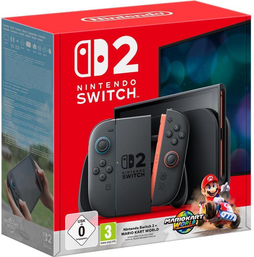 Nintendo Switch?2 + Mario Kart World? Bundle - Black - Analog