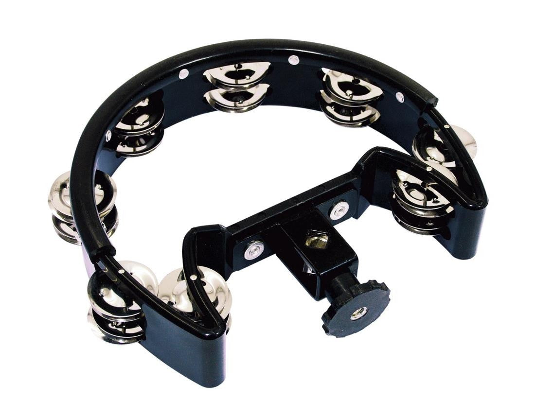 DIMAVERY Half-Round Tambourine with Holder (26056685)