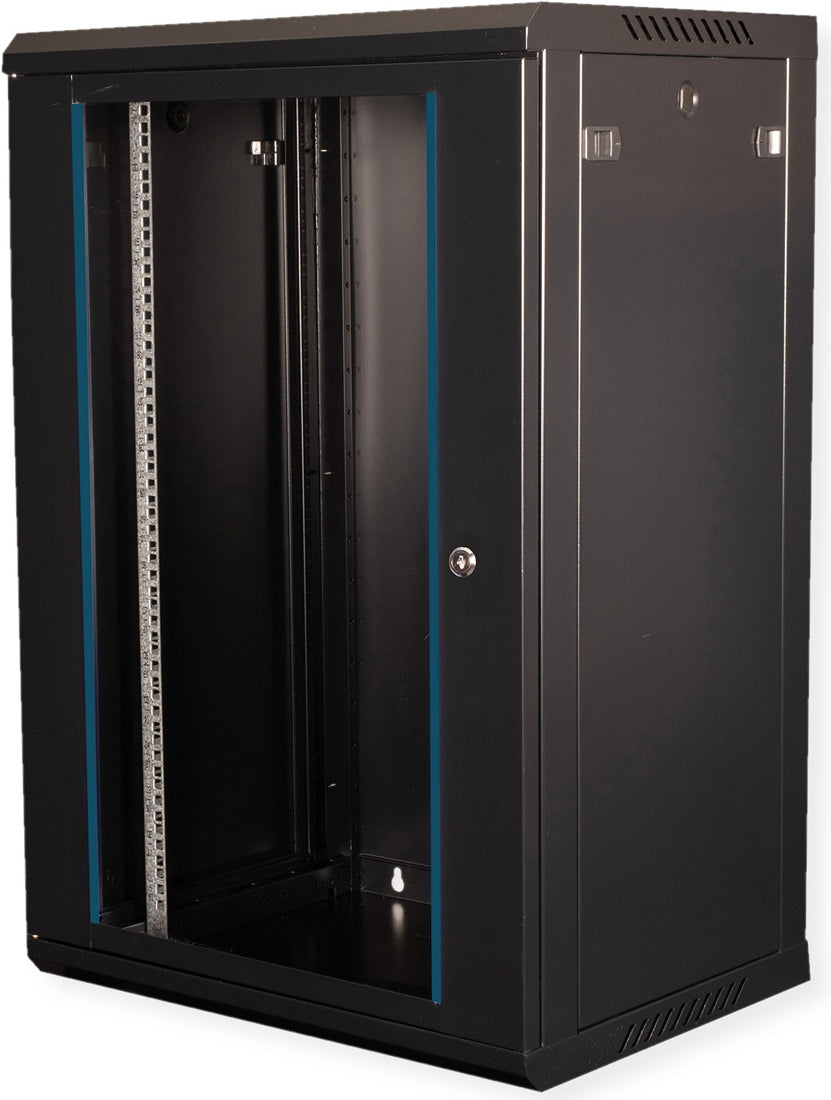 VALUE 19-Inch Wall-Mount Enclosure - 600x450mm - Black - Kit - 26.99.0827