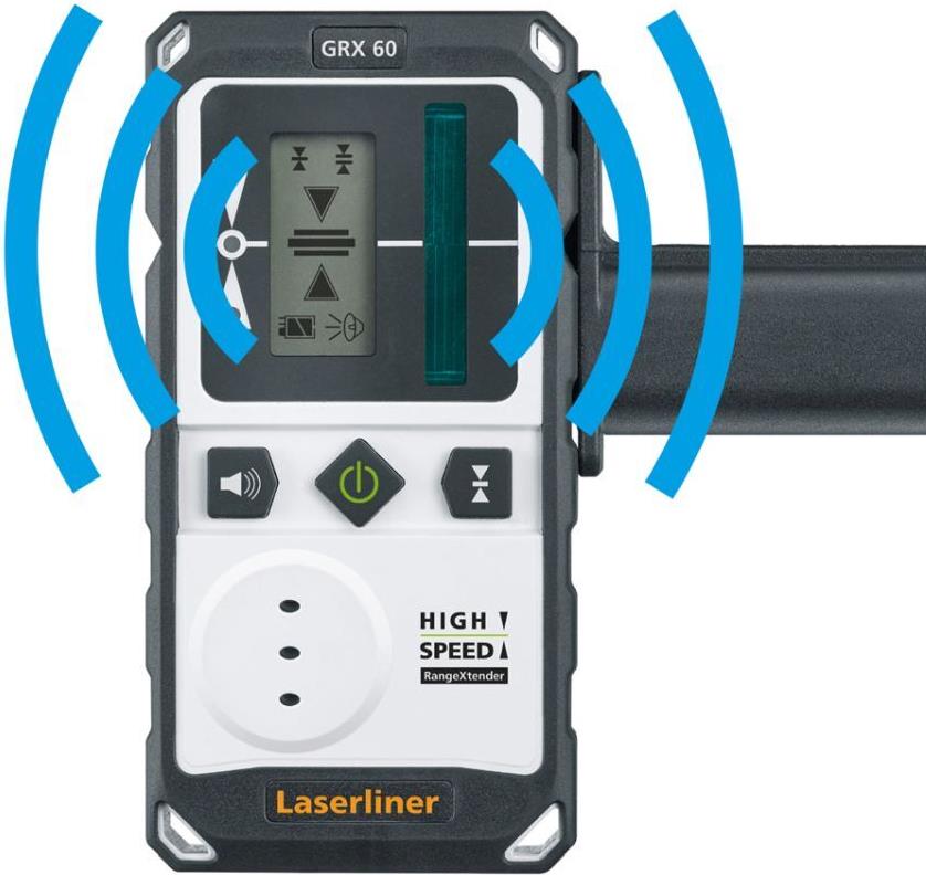 Laserliner 033.55A - Laser Receiver - Multi-line - RangeXtender G 60 - 60 m