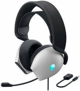Dell Alienware Wired Gaming Headset AW520H Over-Ear with Microphone Moonlight Noise Cancellation (545-BBFJ)