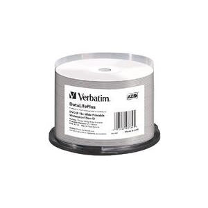 Verbatim DataLifePlus - 50 x DVD-R - 4.7GB 16x - Inkjet Printable Surface - Spindle