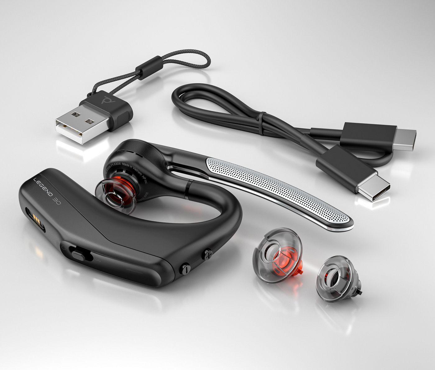 HP Voyager Legend 30 Headset - Noise-Canceling - USB-A & 3.5 mm - AV4P5AA
