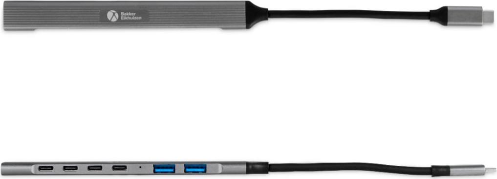Bakker Elkhuizen USB-C Hub 7-in-1 - Hub - BNECHUB3A4C 3A+4C