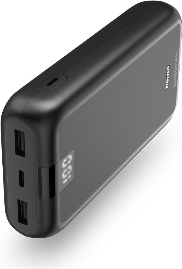 Hama Performance 20 Power Bank 20000 mAh 3A Fast Charge Anthracite (00201710) 24-pin