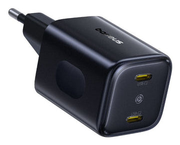 Baseus PicoGo AN13 Fast Charger 45W Dual USB-C EU Cosmic Black E0121F00