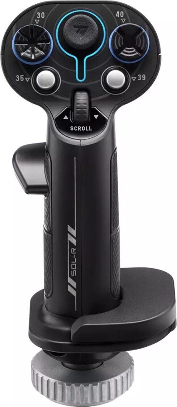 Thrustmaster Sol-R 3 Add-On Grip - Ambidextrous Joystick for PC - Model 2960941