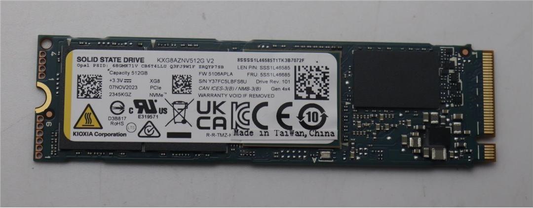 Lenovo SSD 512 G M.2 2280 PCIe4x4 KIX LTS (5SS1L46685)