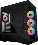 Lian Li Vector V100 PC Case, Midi-Tower, ATX, RGB, Tempered Glass - Black, G99.V100RX.00