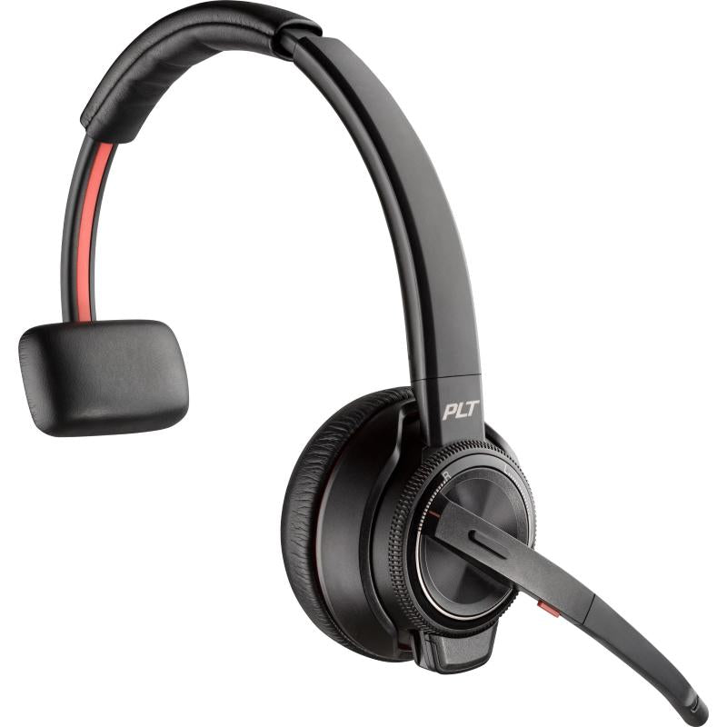 HP POLY Poly Savi 8210-M - On-Ear Headset - DECT/Bluetooth - Wireless - Black - Zoom Certified (8D3F1AA#ABB)