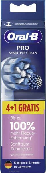 Braun Pro Sensitive Clean - 4+1 Toothbrush Heads - EB60RX - 5 pcs.