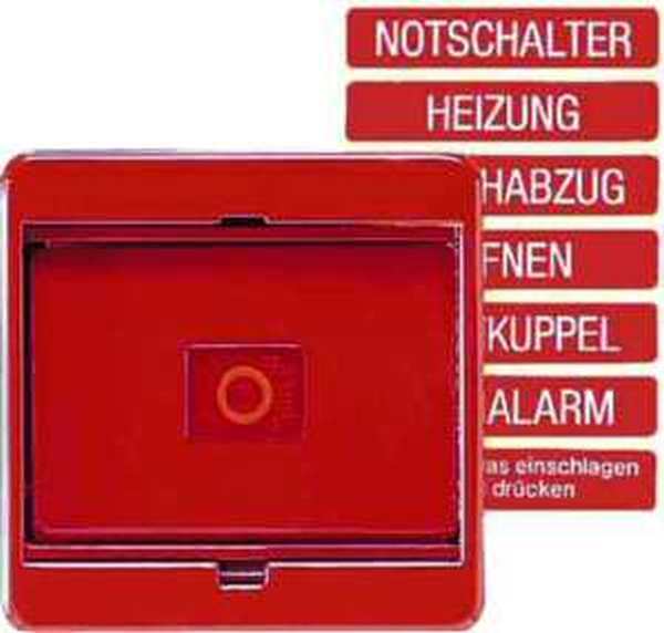 JUNG 561 GL RT Rocker Switch Red Lens 71 mm 561GLRT