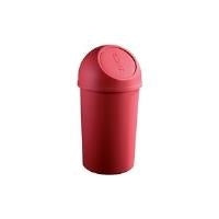 helit Waste Bin with Push-to-Open Flap 45 L Yellow Round (H2401318)